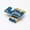 0,6 m USB 3.0 PCI-E Express 1x to16x extensor placa adaptadora de placa cabo SATA