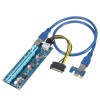 0.6m USB 3.0 PCI-E Express 1x to16x Extender Riser Board 卡适配器 SATA 电缆