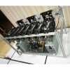 8 GPU Mining Rig Frame Miner Case Stapelbares Aluminium-Mining-Rig-Gehäuse mit 6 Lüftern