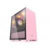 DarkFlash DLM22 Корпус для игрового компьютера M-ATX/ITX USB 3.0 Поддерживается Закаленное стекло Дверь, открывающаяся Розовый/Мятно-зеленый