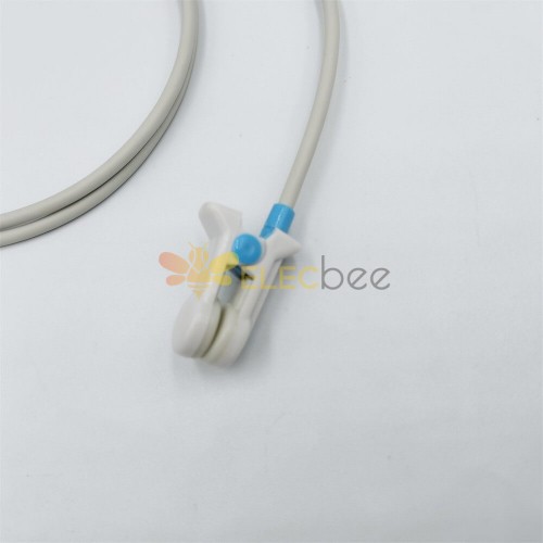 Reusable Spo2 Sensor Adult Ear Clip 7 Pin Compatible Biolight