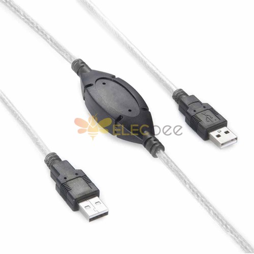 USB 2.0 PC到PC数据传输电缆