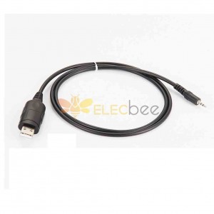 Cabo serial USB RS232 de 1 metro com conector estéreo de 3,5 mm Conectividade de dados versátil