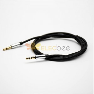 3 Pole 3,5 mm Stecker zu Stecker Kopfhörer Stecker Audio Kopfhörerkabel gerade 0,5 M-3M