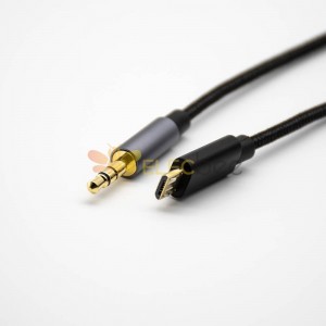 3,5 mm Stecker 3 Pol zu MICRO 5PIN Stecker Audiokabel 1M