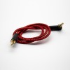 3.5mm Male 180°to Male 90 Degree 3 Poles Gold Plated Headphone Plug Audio Cable 0.5M-3M 0.5m