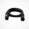 3.5 mm 4 Pin Audio Cable Socket to Plug Black 1.5M-15M 3m