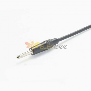 Mini estéreo TRS macho a hembra Cable de extensión de montaje en panel Cable de extensión de audio estéreo 1/8