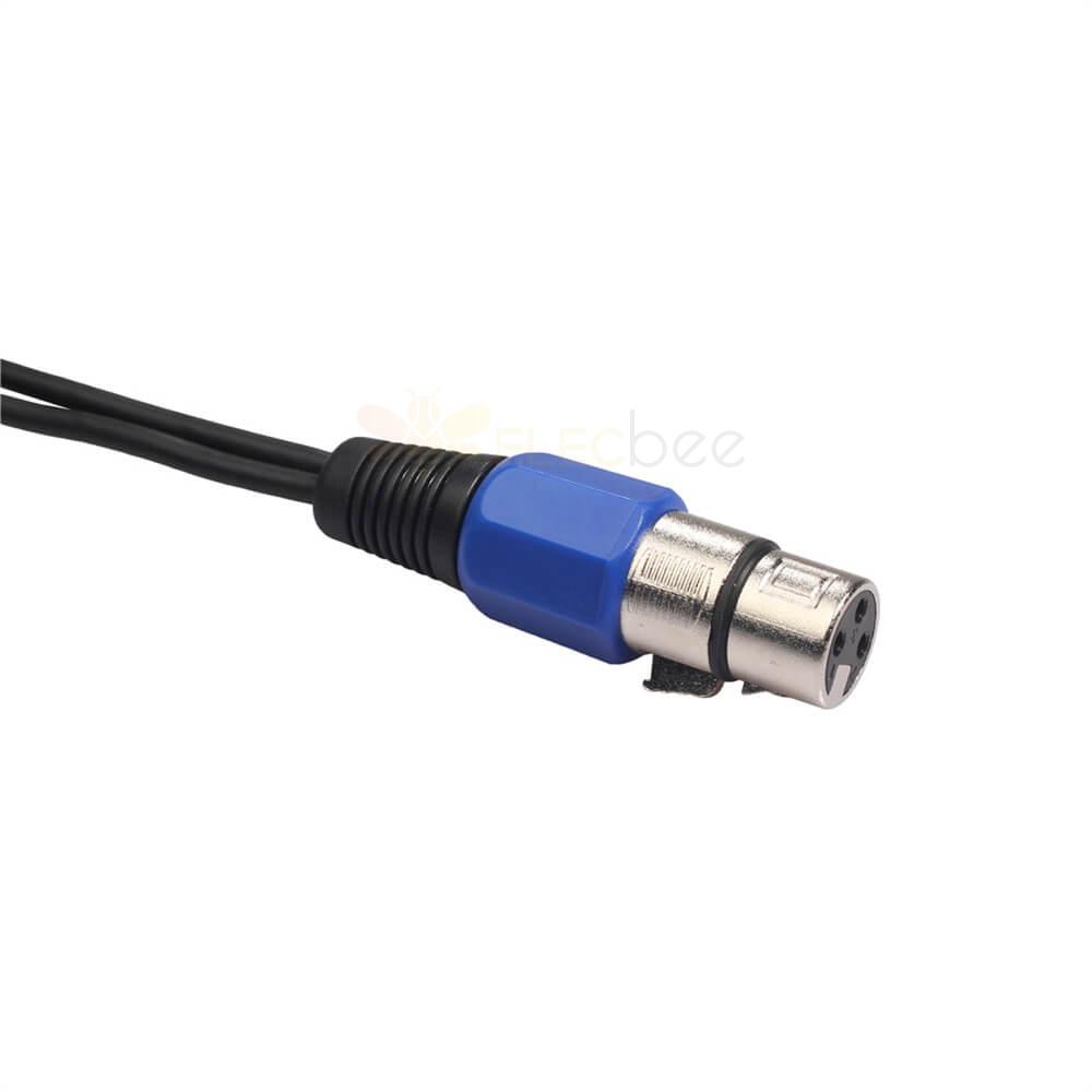Разъем XLR для двойного разъема XLR для кабеля Y Кабельный преобразователь 30 см