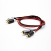 2 Way RCA Audio Splitter Cable Male to Male Plug 1M-5M 2m