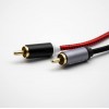 Doble RCA cable macho a macho enchufe cable de audio recto 1M-5M 2m