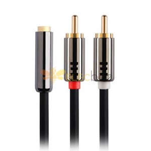 3 Way Audio Video Splitter RCA 1 Socket and 2 Plug