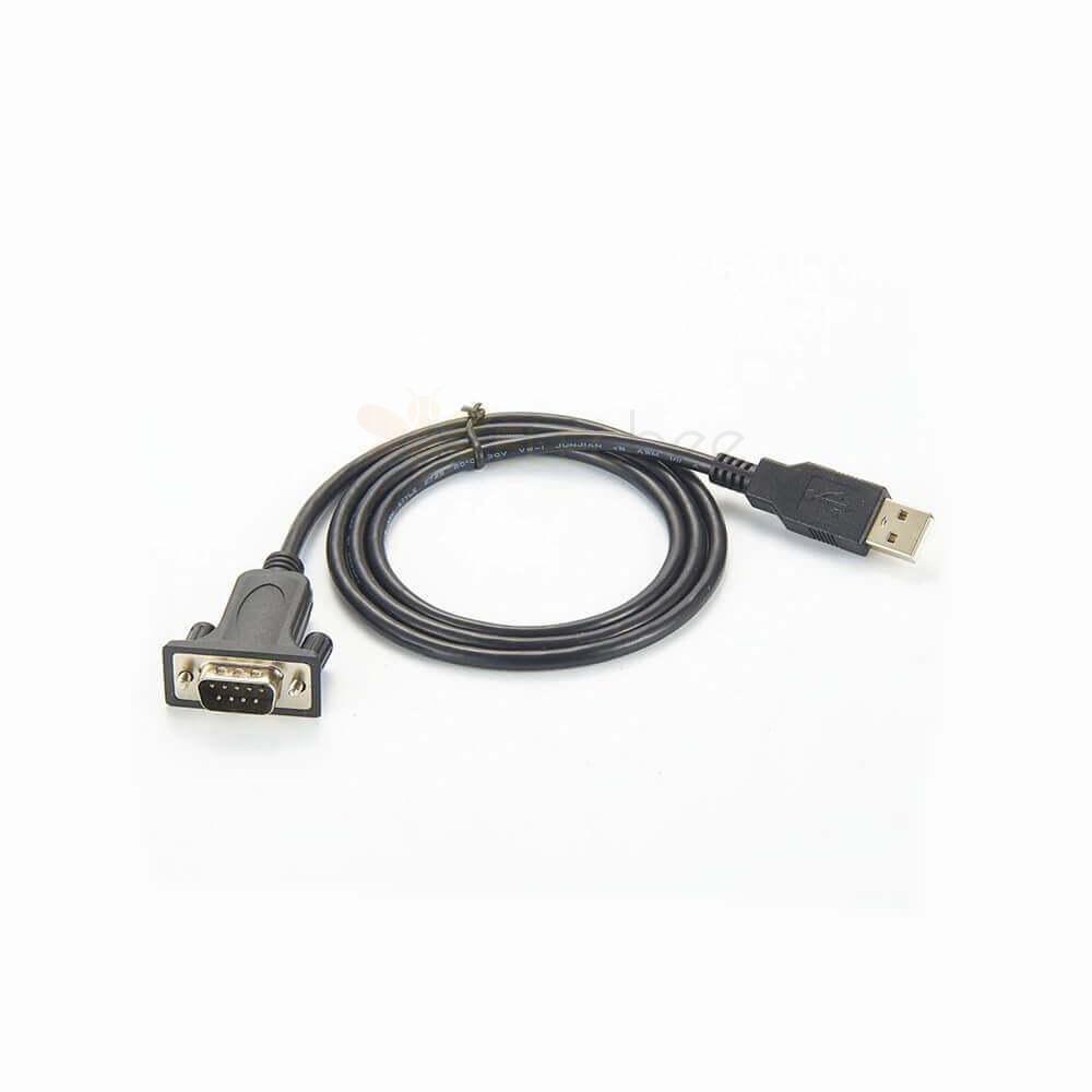 USB 2.0 オス - シリアル 9 ピン DB9 オス RS232 変換ケーブル 1m