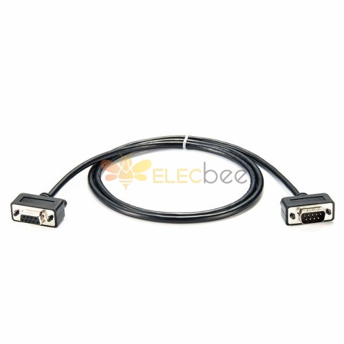 Can Cable D-Sub 9 broches femelle à mâle câble droit 1 mètre