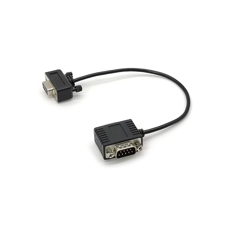 Adaptador de rede T Db9 Fêmea para Db9 Macho e Fêmea 0,3M