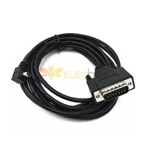 D-sub 15 a MINI 5P Cable del conector ensambla el conector con AWG24/26/28/32