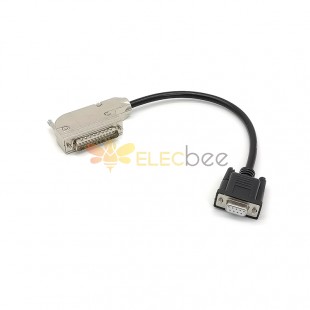 D-SUB 25 Pin Male to D-SUB 9 Pin Female Cable Connector