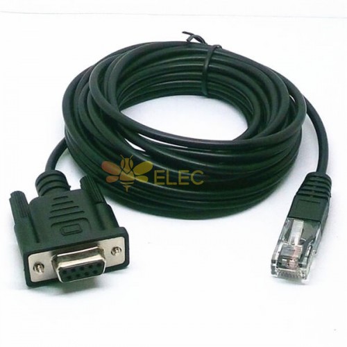 D-SUB 9 Pin Femelle à RJ45 8P8C Plug Avec AWG26 2meter Long