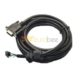 D-SUB 9 Pin Mâle à 2548 Avec AWG20 Cable Connector