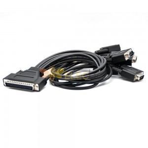 D-Sub Conector 62 Pin Masculino Direto para D-Sub 9 Pin Macho Straight Connector Y Tipo 1 a 8 50cm