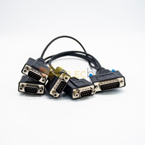 DB9 Masculino para DB 26 Male ConnectorExtension Cabo 0.3M Conector