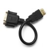 HDMI mâle vers VGA D-SUB 15 broches femelle câble adaptateur AV vidéo Fr HDTV Set-Top 20 cm 20 pièces