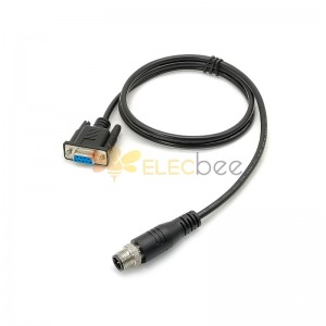 M12 Male 5Pin NMEA 2000 To DB9 Female CANopen Connecting Cable 1Meter