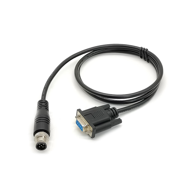 M12 macho 5 pinos nmea 2000 para db9 fêmea canopen cabo de conexão 1 metro