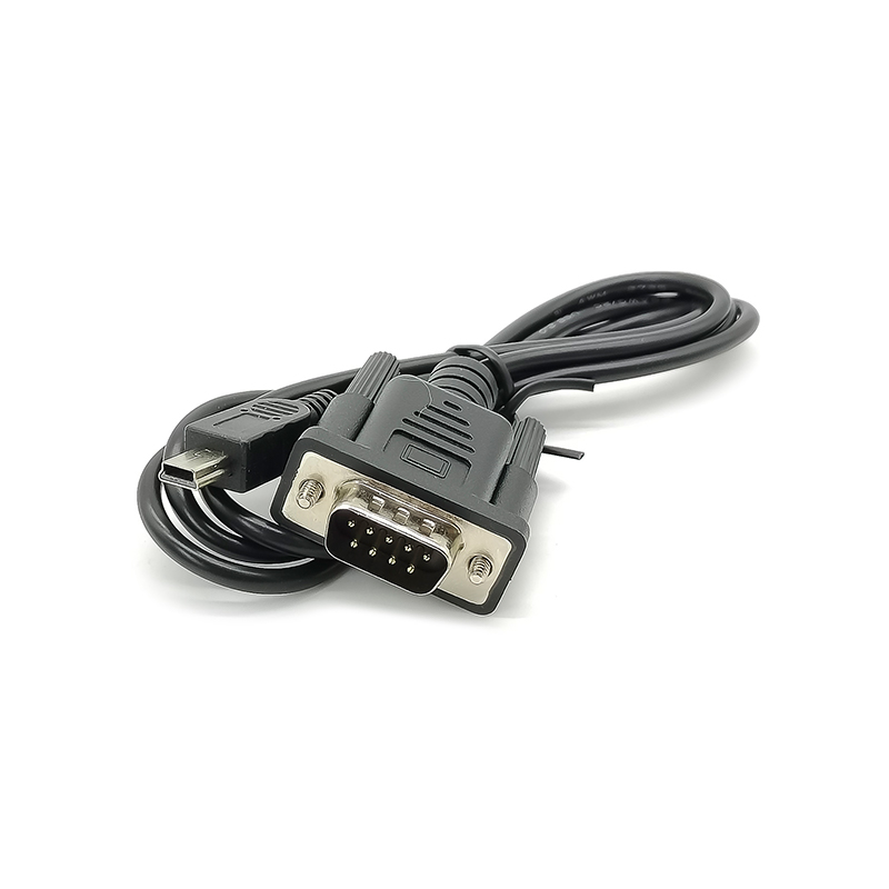 Mini USB zu RS232 Seriell Adapter RS232 DB9 Stecker Konverterkabel 1M