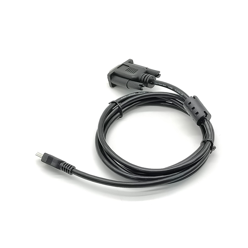 Mini USB zu RS232 Seriell Adapter RS232 DB9 Stecker Konverterkabel 1M