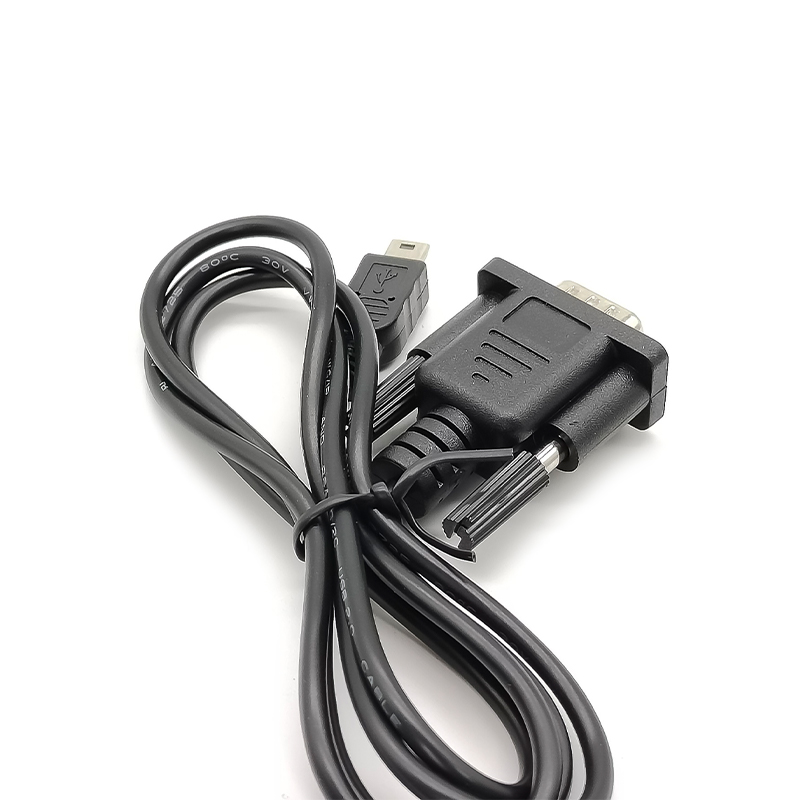 Mini USB zu RS232 Seriell Adapter RS232 DB9 Stecker Konverterkabel 1M