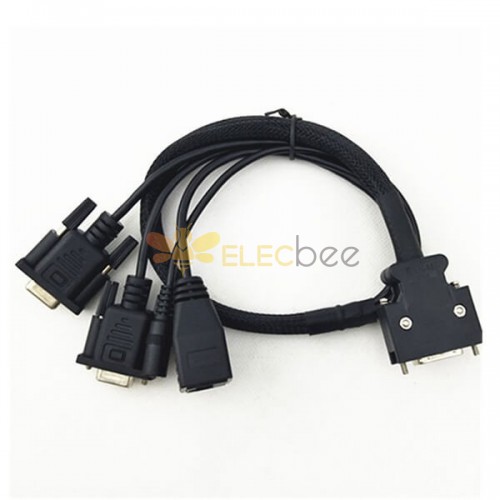 SCSI 26 pines macho a RJ45 hembra cable ensambla conector con AWG24/26/28/32 20 piezas