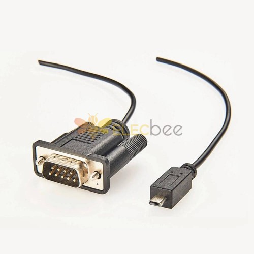 Usb 8 Pin Mini B A DB9 Macho Rs232 Cable 1M