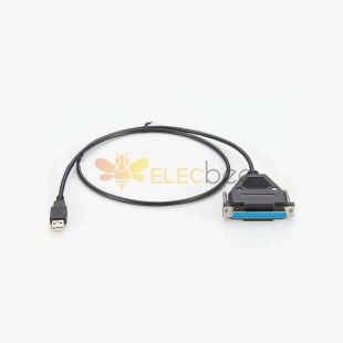 USB A Male to RS232 Serial Adapter DB37 Женский кабель 1 метр