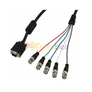 Cable Valueline VGA D-Sub macho A 5 BNC macho 1.8m