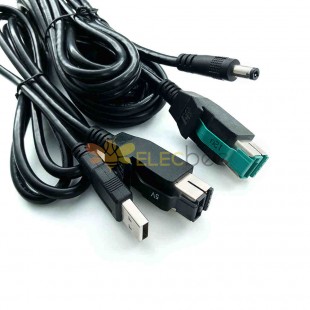 Câble de connexion de données USB 5V 12V 24V, résistant aux interférences, pour imprimante IBM Epson