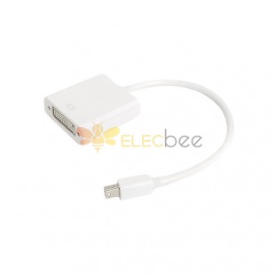 Mini Displayport DVI Straight Mini DP Male to Female DVI Cable0.5M