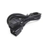 16A German Plug Cord - 1.5² German Male-Female Extension Cord with Waterproof Cover, VDE French Male-Female Head