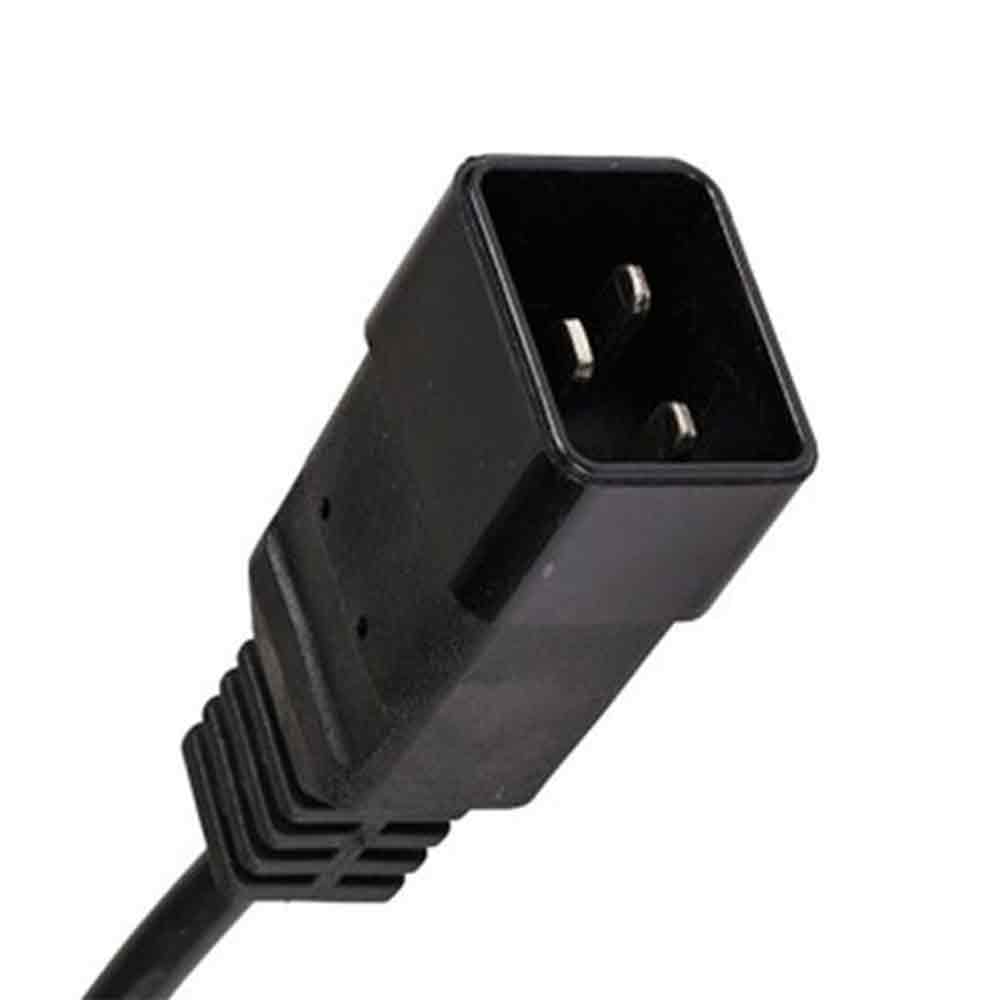 2 Pin High-current VDE European Standard C19C18 Plug Wire 2 Pin Straight Head C19 From 8 European Standard Plug Power Cord