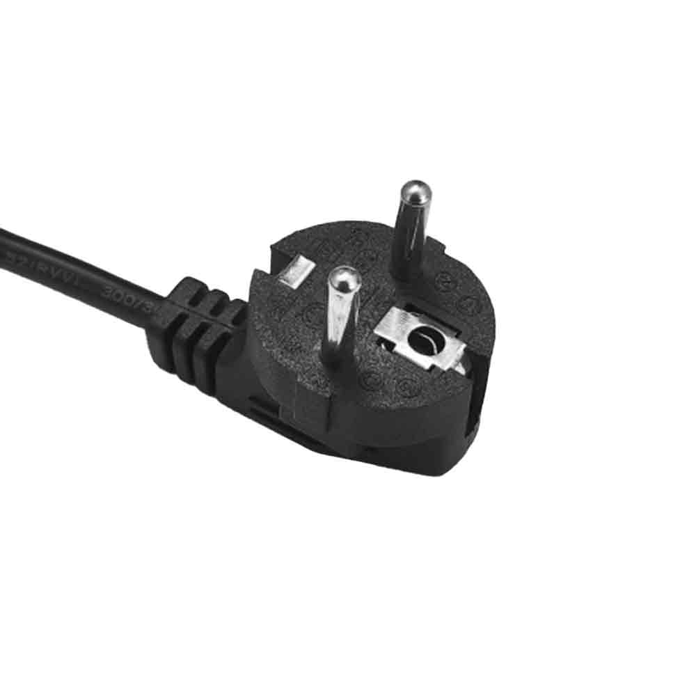 European Standard 2 pin 0.5² 2.5A Straight-Head Power Plug and Switch Cord - 303 Switch Power Cord