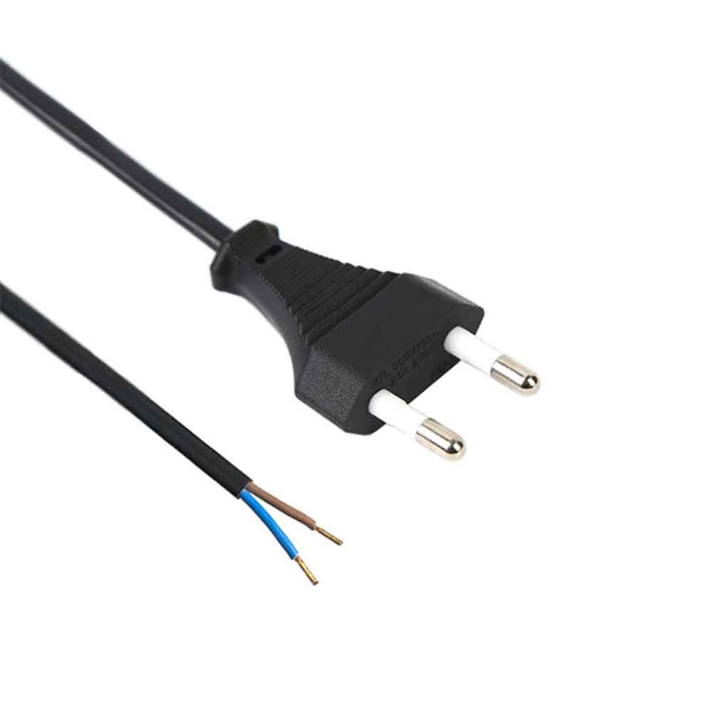 Cable de alimentación de CA estándar europeo, cable de conexión de alimentación IEC 2.5A, ideal para diversas aplicaciones