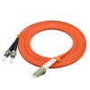 Fiber Optic Cable for TV 3M LC to ST Duplex 62.5/125 OM1 Multimode Jumper Optical Patch Cord