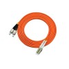 2 Core Fiber Optic Cable 3Meter LC para FC Duplex 50/125μm OM2 Multi-mode Jumper Optical Patch Cord Lszh