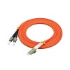 Mejores cables de fibra óptica 3Meter LC a ST Duplex 50/125om OM2 Multi-mode Jumper Optical Patch Cord Lszh