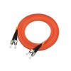 Cable de fibra óptica TV 3Meter ST a ST Duplex 50/125om OM2 Multi-mode Jumper Optical Patch Cord Lszh