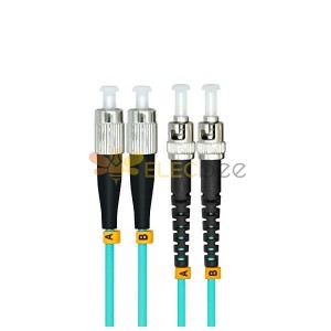 1 Core Fiber Optic Cable 3M FC à ST Duplex 50 125 10G OM3 Multimode