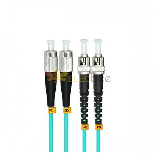 Câble optique de fibre pour vidéo Multimode Simplex 50/125 FC à ST 3M