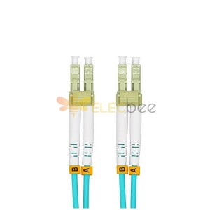 Buy Fiber Optic Cable for Internet 3M LC to LC Duplex 10GB OM3 50 125 Multimode