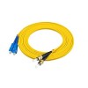 Fiber Jumper Cable Manufactures 3Meter SC to ST Duplex 9/125μm OS2 Single-mode Jumper Optical Patch Cord