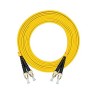 Fiber Optik Kablo 4 Çekirdekli 3Metre ST - ST Dubleks 9/125μm OS2 Tek Modlu Jumper Optik Yama Kablosu